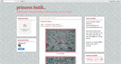 Desktop Screenshot of princess-butik.blogspot.com