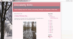 Desktop Screenshot of elizzabettyknits.blogspot.com