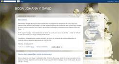 Desktop Screenshot of bodajohanaydavid.blogspot.com