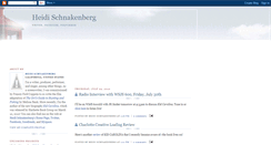 Desktop Screenshot of heidischnakenberg.blogspot.com