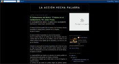 Desktop Screenshot of laaccionhechapalabra.blogspot.com