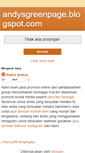 Mobile Screenshot of andysgreenpage.blogspot.com
