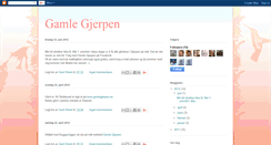 Desktop Screenshot of gamlegjerpen.blogspot.com