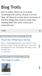 Mobile Screenshot of blogtrolls.blogspot.com