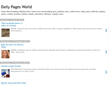 Tablet Screenshot of dailypageworldweb.blogspot.com