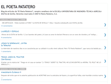 Tablet Screenshot of elpoetapatatero.blogspot.com