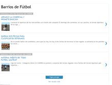 Tablet Screenshot of barriosdefutbol.blogspot.com