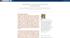 Desktop Screenshot of ensayosfilosoficos.blogspot.com