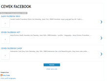 Tablet Screenshot of cewefacebook.blogspot.com
