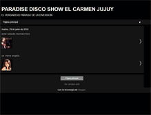 Tablet Screenshot of paradisediscoshow.blogspot.com