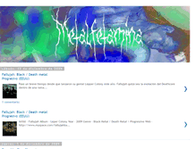 Tablet Screenshot of metalfetamina.blogspot.com