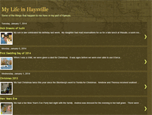 Tablet Screenshot of lifeinhaysville.blogspot.com