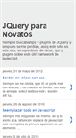 Mobile Screenshot of jquerynovatos.blogspot.com