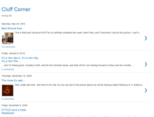 Tablet Screenshot of cluffcorner.blogspot.com