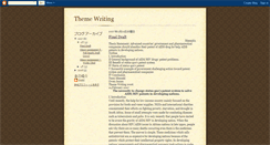Desktop Screenshot of nmthemewriting.blogspot.com