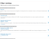 Tablet Screenshot of ciberjuristas.blogspot.com