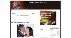 Desktop Screenshot of cricinfo-junction.blogspot.com