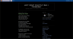 Desktop Screenshot of justwhatwasithinking.blogspot.com