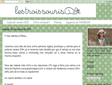 Tablet Screenshot of lestroissouris.blogspot.com