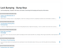 Tablet Screenshot of lockbumping.blogspot.com