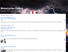 Tablet Screenshot of motorcycles-gallery.blogspot.com