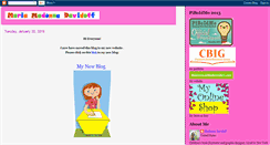 Desktop Screenshot of mariamadonnadavidoffsblog.blogspot.com