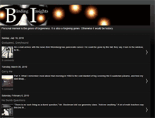 Tablet Screenshot of blindinginsights.blogspot.com