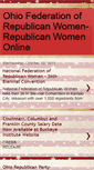 Mobile Screenshot of ohiorepublicanwomenonline.blogspot.com