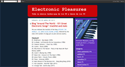 Desktop Screenshot of electronicpleasures.blogspot.com