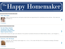 Tablet Screenshot of happyhomemaking365.blogspot.com