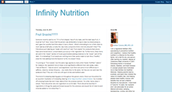 Desktop Screenshot of infinity-nutrition.blogspot.com