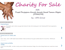 Tablet Screenshot of charityforsale.blogspot.com