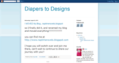 Desktop Screenshot of diaperstodesigns.blogspot.com