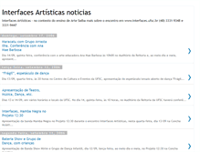 Tablet Screenshot of interfacesnoticias.blogspot.com