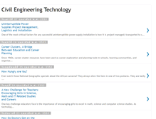 Tablet Screenshot of civil-engineering-technology.blogspot.com