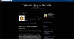 Desktop Screenshot of dementedwitch.blogspot.com