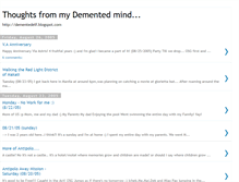 Tablet Screenshot of dementedwitch.blogspot.com