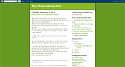 Desktop Screenshot of buy-cheap-garmin-nuvi.blogspot.com