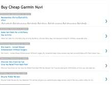 Tablet Screenshot of buy-cheap-garmin-nuvi.blogspot.com