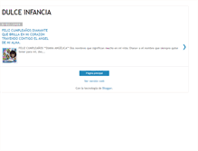 Tablet Screenshot of infanciadulce.blogspot.com