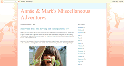 Desktop Screenshot of annieandmarkmiscadv.blogspot.com