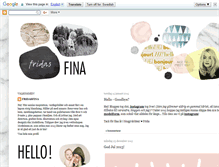 Tablet Screenshot of fridasfina.blogspot.com