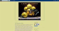 Desktop Screenshot of abowloflemons.blogspot.com