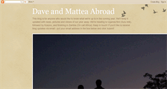 Desktop Screenshot of daveandmattea.blogspot.com