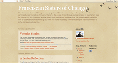 Desktop Screenshot of chicagofranciscans.blogspot.com