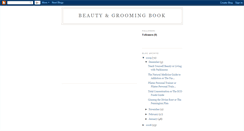Desktop Screenshot of beauty-grooming-book.blogspot.com