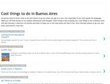 Tablet Screenshot of coolthingstodoinbuenosaires.blogspot.com