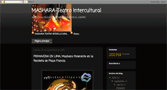 Desktop Screenshot of masharateatro.blogspot.com