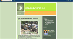 Desktop Screenshot of mrsgajewskisblog.blogspot.com