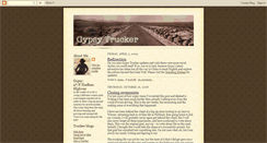 Desktop Screenshot of gypsytrucker.blogspot.com